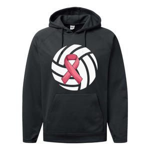 Breast Cancer Volleyball Pink Ribbon Awareness Costume Performance Fleece Hoodie