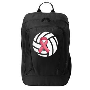 Breast Cancer Volleyball Pink Ribbon Awareness Costume City Backpack