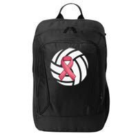 Breast Cancer Volleyball Pink Ribbon Awareness Costume City Backpack