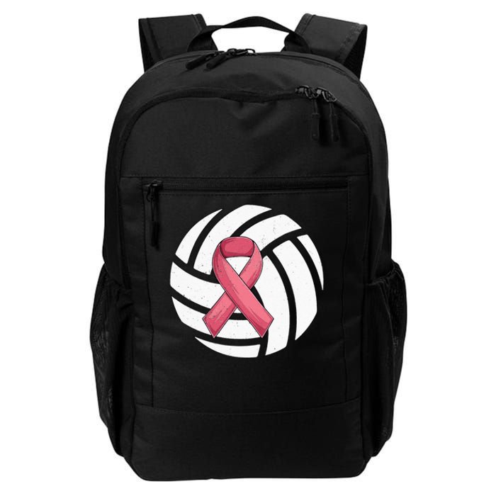 Breast Cancer Volleyball Pink Ribbon Awareness Costume Daily Commute Backpack