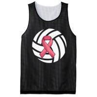 Breast Cancer Volleyball Pink Ribbon Awareness Costume Mesh Reversible Basketball Jersey Tank