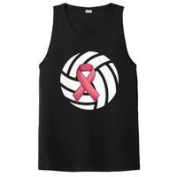 Breast Cancer Volleyball Pink Ribbon Awareness Costume PosiCharge Competitor Tank