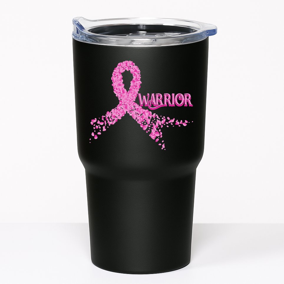 Breast Cancer Warrior Tumbler