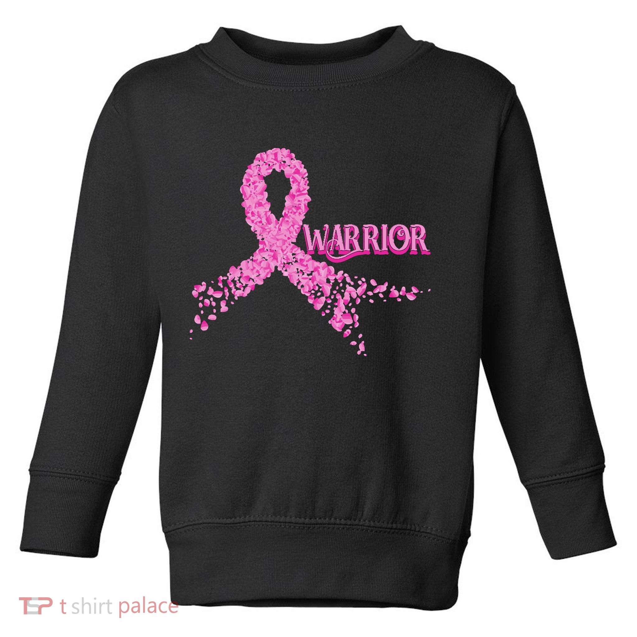 Breast Cancer Warrior Toddler Sweatshirt