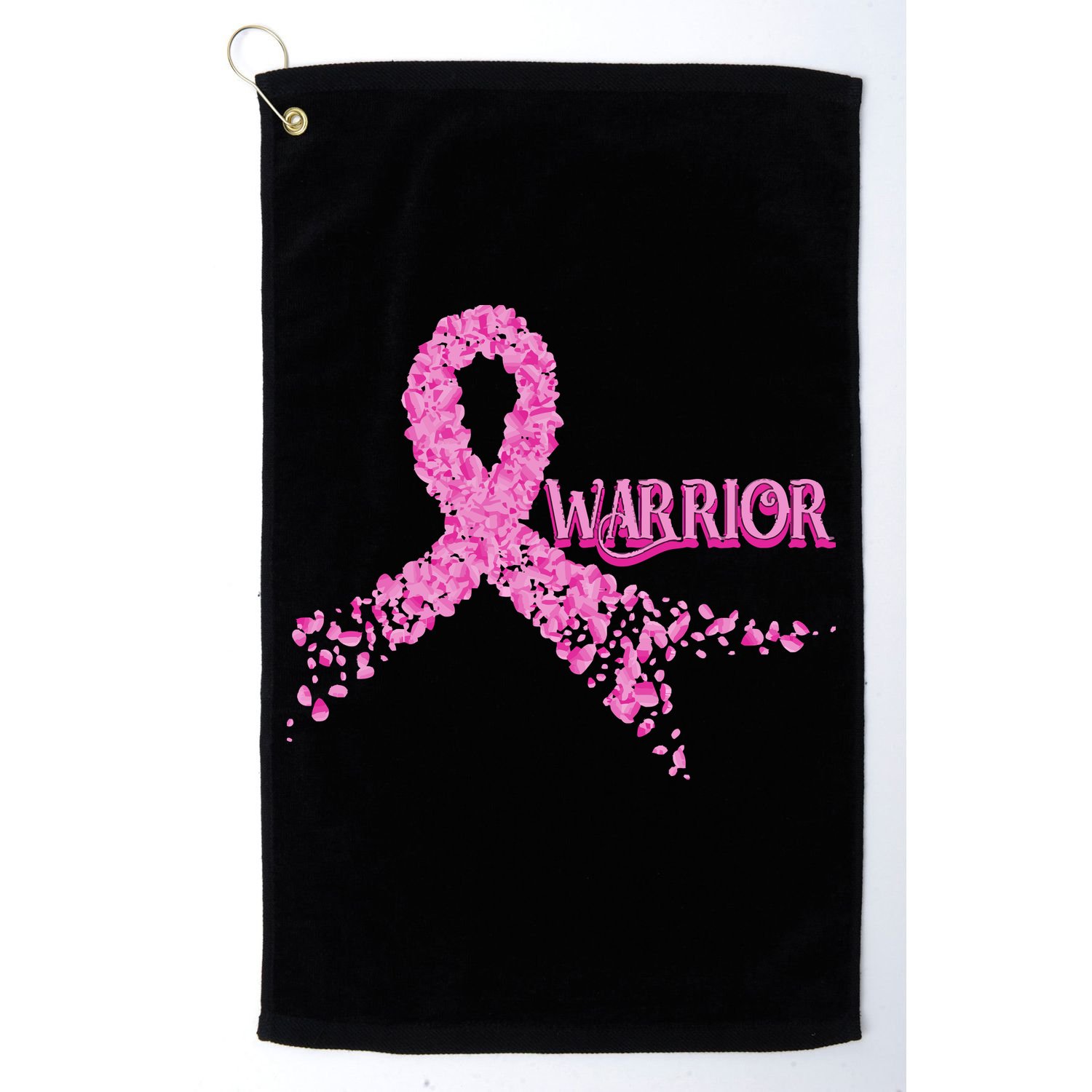Breast Cancer Warrior Golf Towel