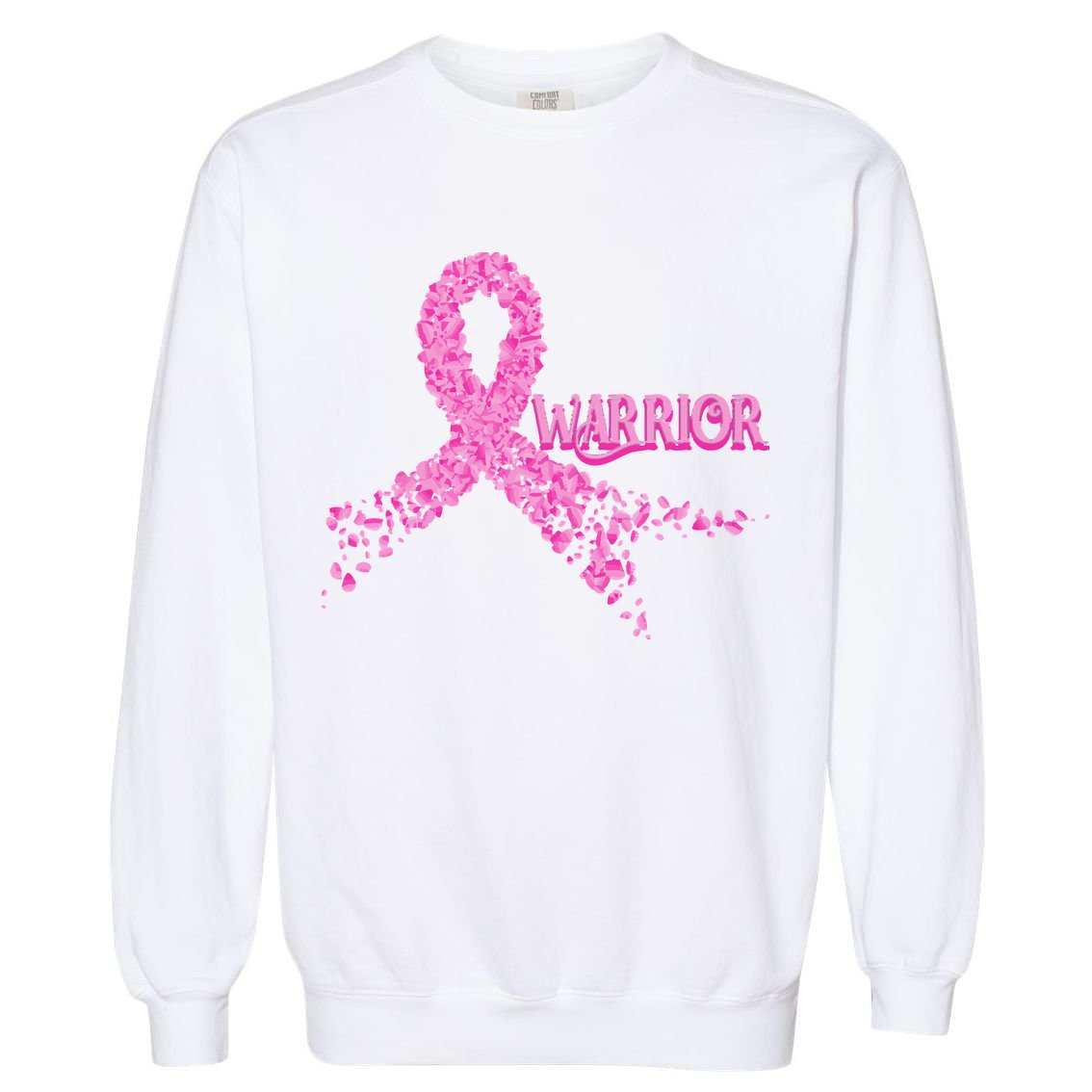 Breast Cancer Warrior Garment-Dyed Sweatshirt