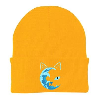 Blue Cats Wave For Kamala Funny Blue Wave Of Cat Ladies Gift Knit Cap Winter Beanie