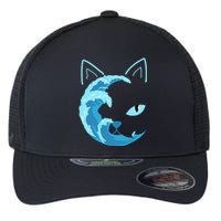 Blue Cats Wave For Kamala Funny Blue Wave Of Cat Ladies Gift Flexfit Unipanel Trucker Cap