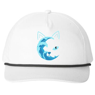 Blue Cats Wave For Kamala Funny Blue Wave Of Cat Ladies Gift Snapback Five-Panel Rope Hat