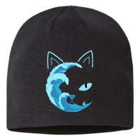 Blue Cats Wave For Kamala Funny Blue Wave Of Cat Ladies Gift Sustainable Beanie