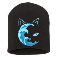 Blue Cats Wave For Kamala Funny Blue Wave Of Cat Ladies Gift Short Acrylic Beanie