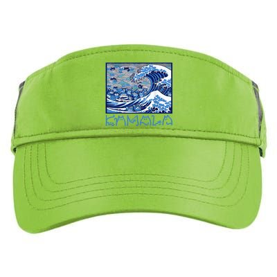 Blue Cats Wave Childless Cat Lady For Kama 2024 Adult Drive Performance Visor