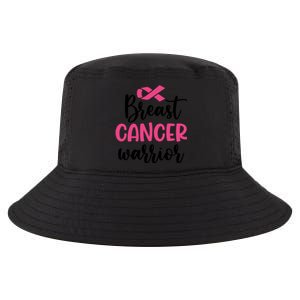 Breast Cancer Warrior Pink Ribbon Breast Cancer Cool Comfort Performance Bucket Hat