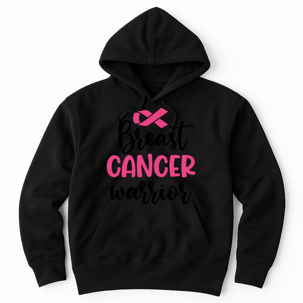 Breast Cancer Warrior Pink Ribbon Breast Cancer Hoodie