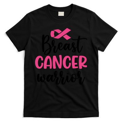 Breast Cancer Warrior Pink Ribbon Breast Cancer T-Shirt