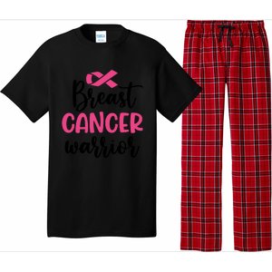 Breast Cancer Warrior Pink Ribbon Breast Cancer Pajama Set