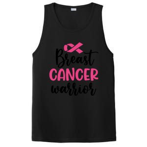 Breast Cancer Warrior Pink Ribbon Breast Cancer PosiCharge Competitor Tank