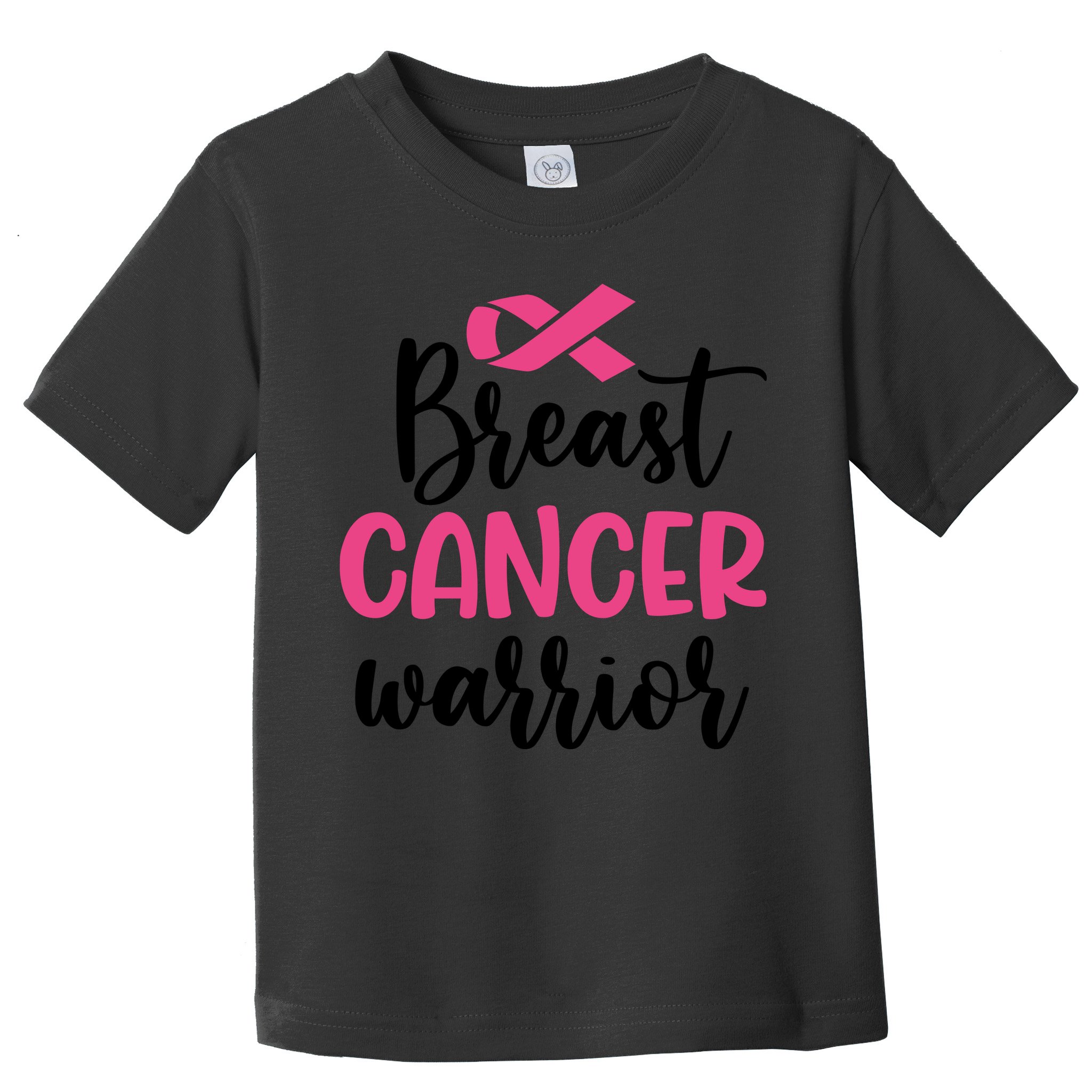 Breast Cancer Warrior Pink Ribbon Breast Cancer Toddler T-Shirt