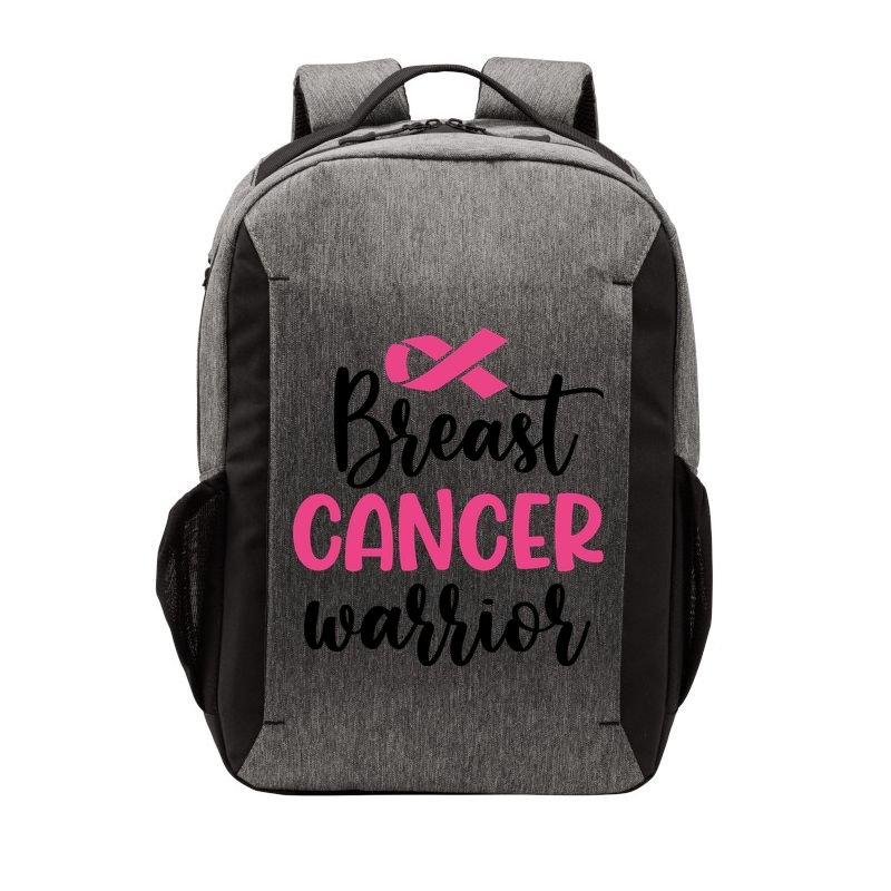 Breast Cancer Warrior Pink Ribbon Breast Cancer Vector Backpack