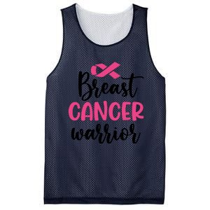 Breast Cancer Warrior Pink Ribbon Breast Cancer Mesh Reversible Basketball Jersey Tank