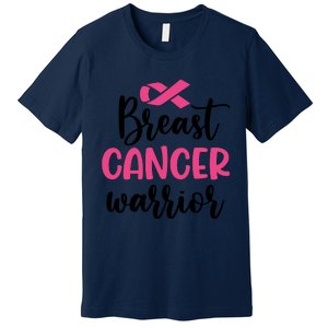 Breast Cancer Warrior Pink Ribbon Breast Cancer Premium T-Shirt