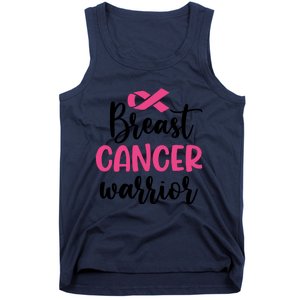 Breast Cancer Warrior Pink Ribbon Breast Cancer Tank Top