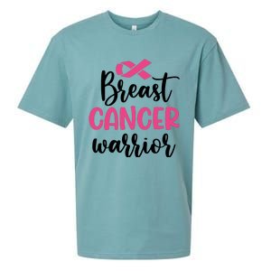 Breast Cancer Warrior Pink Ribbon Breast Cancer Sueded Cloud Jersey T-Shirt