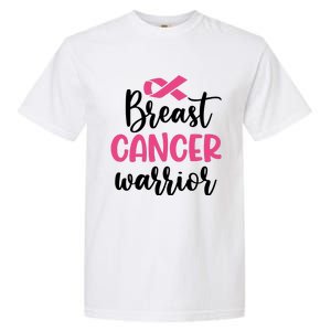 Breast Cancer Warrior Pink Ribbon Breast Cancer Garment-Dyed Heavyweight T-Shirt