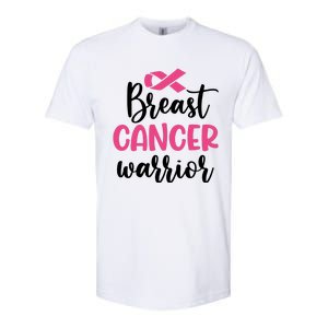 Breast Cancer Warrior Pink Ribbon Breast Cancer Softstyle CVC T-Shirt