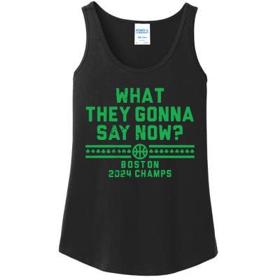 Boston Champs What They Gonna Say Now Ladies Essential Tank