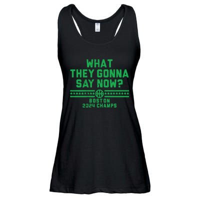 Boston Champs What They Gonna Say Now Ladies Essential Flowy Tank