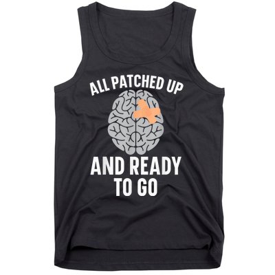 Brain Cancer Warrior Cancer Awareness Cancer Sucks Tank Top