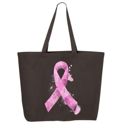 Breast Cancer Watercolor Ribbon 25L Jumbo Tote