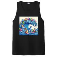 Blue Cats Wave For Kamala PosiCharge Competitor Tank