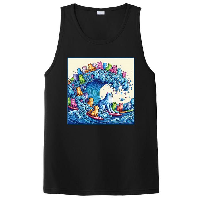 Blue Cats Wave For Kamala PosiCharge Competitor Tank