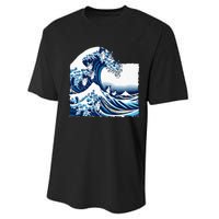 Blue Cats Wave For Kamala Funny Cat Owners Kamala Harris Performance Sprint T-Shirt