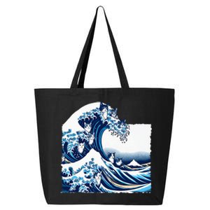 Blue Cats Wave For Kamala Funny Cat Owners Kamala Harris 25L Jumbo Tote