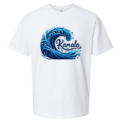 Blue Cats Wave For Kamala Sueded Cloud Jersey T-Shirt