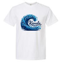 Blue Cats Wave For Kamala Garment-Dyed Heavyweight T-Shirt