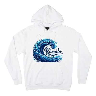 Blue Cats Wave For Kamala Hoodie