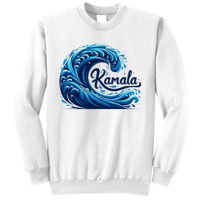 Blue Cats Wave For Kamala Sweatshirt