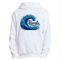 Blue Cats Wave For Kamala Urban Pullover Hoodie