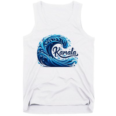 Blue Cats Wave For Kamala Tank Top