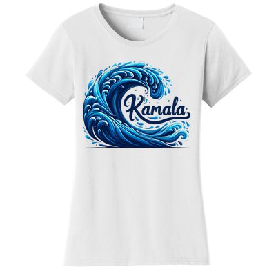 Blue Cats Wave For Kamala Women's T-Shirt