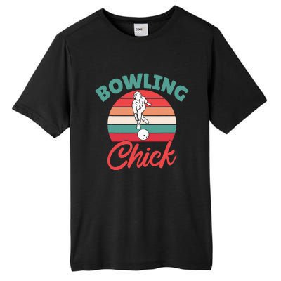 Bowling Chick Women Team Bowler Tall Fusion ChromaSoft Performance T-Shirt