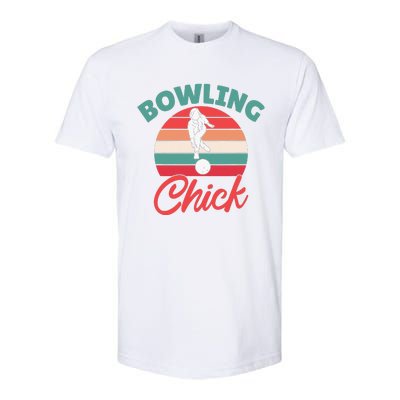 Bowling Chick Women Team Bowler Softstyle® CVC T-Shirt