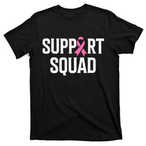 Breast Cancer Warrior Support Squad Breast Cancer Awareness T-Shirt