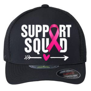 Breast Cancer Warrior Support Squad Breast Cancer Awareness Flexfit Unipanel Trucker Cap