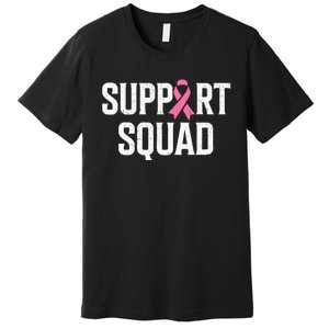 Breast Cancer Warrior Support Squad Breast Cancer Awareness Premium T-Shirt