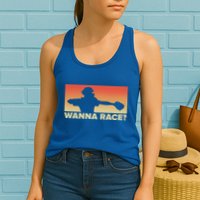 Baseball Catcher Wanna Race Gift Baseball Gift Sports Gift Womens Tank Top